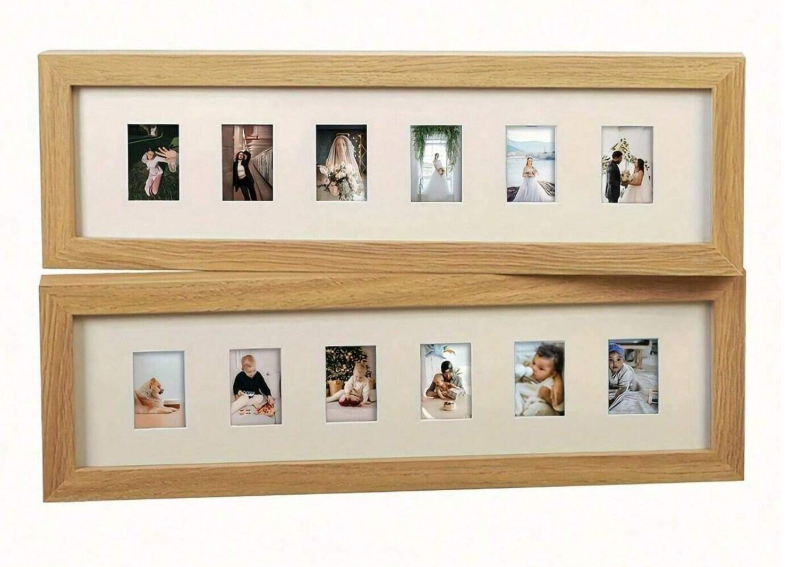 Porta-Retratos com Múltiplas Aberturas Polaroid